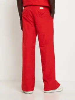 Honor the Gift Wide-leg trousers with button closure in 100% Polyester, photo 3 of 5 from LUISAVIAROMA