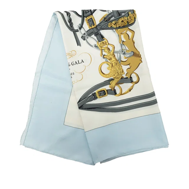 Multi Hermès Brides de Gala Silk Scarf 90 Scarves in Silk from Designer Revival