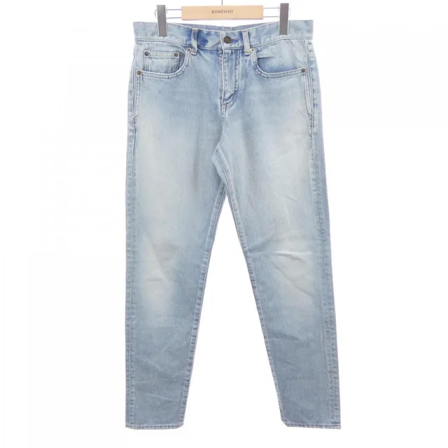 Saint Laurent Jeans Blue in Blue from The Reluxe
