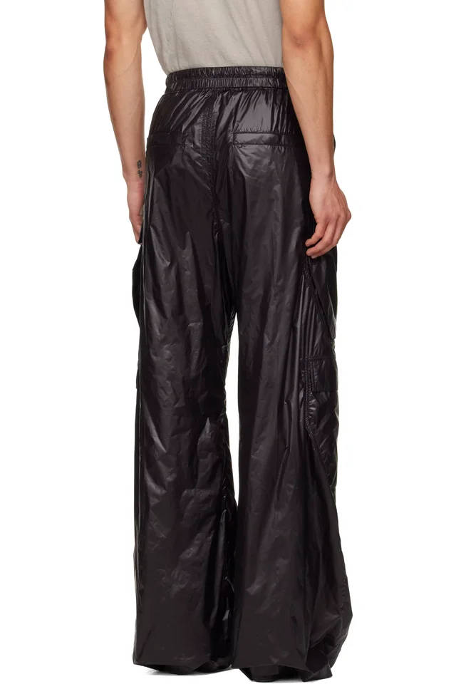 Rick Owens Black Temple Cargobelas Cargo Pants, photo 3 of 3 from SSENSE