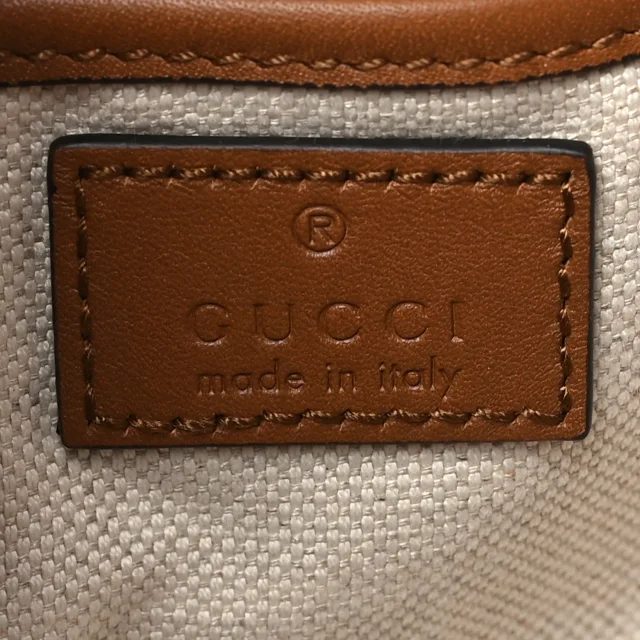 Gucci Horsebit 1955 Small Soft Top Handle Shoulder Bag Brown in Brown Calfskin from FASHIONPHILE, photo 6 of 9