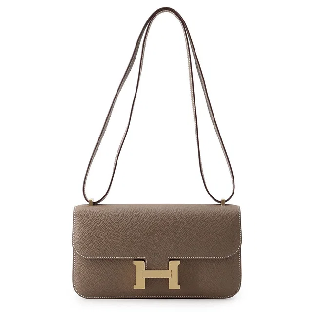 Hermès Constance Elan Miroir Etoupe Constance Epsom in Taupe Epsom leather from GALLERY RARE