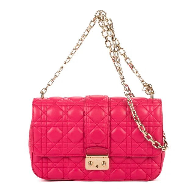 Miss Dior Pink Cannage Quilt in Pink from The Reluxe