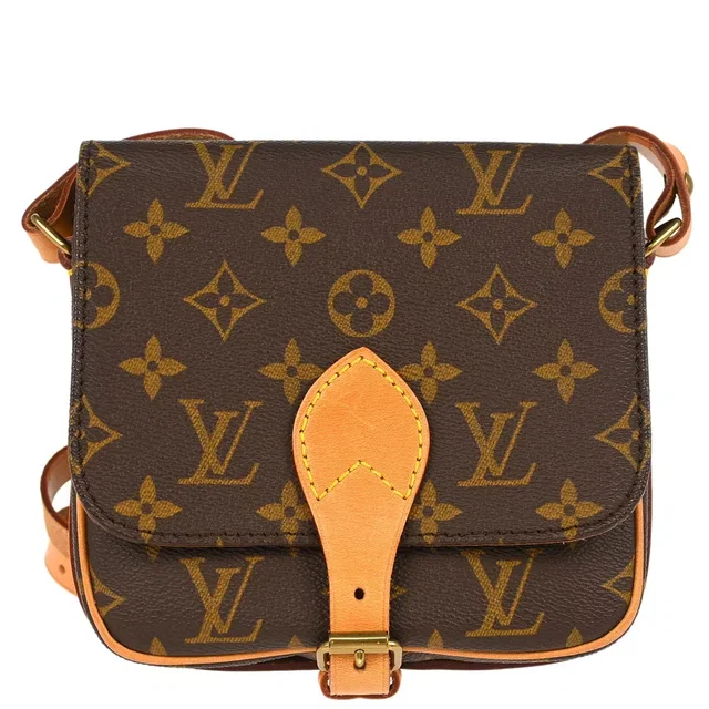 Louis Vuitton 1991 Monogram Cartouchiere PM Shoulder Bag M51254 in Coated canvas from AMORE Vintage Tokyo