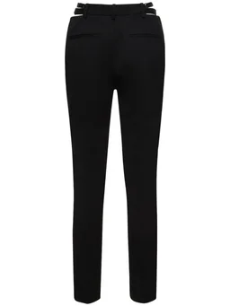 Dion Lee Skinny trousers with details in 96% Wool, 4% Elastane, photo 5 of 5 from LUISAVIAROMA