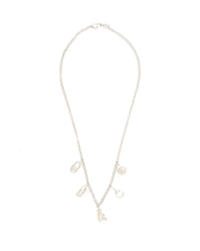Gucci Charms Silver Necklace in Silver from A Retro Tale, photo 2 of 4