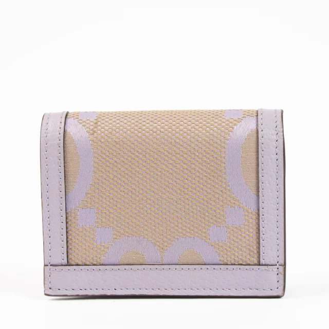 Gucci Lilac Jumbo GG Ophidia Small Wallet in Purple from Labellov, photo 3 of 5
