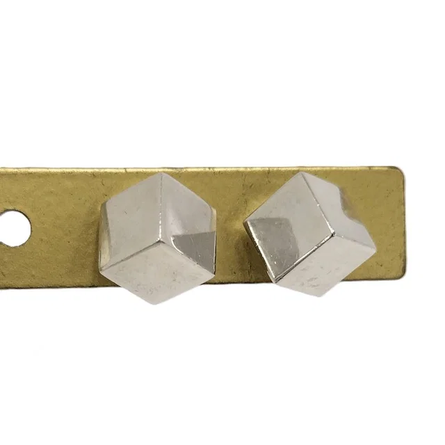 Tiffany & Co. Cube Stud Earrings Silver in Silver from The Reluxe