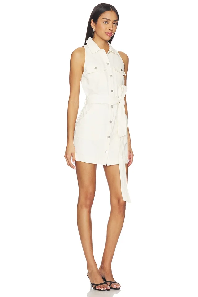Lovers and Friends Nelly Mini Dress in Cream, photo 2 of 3 from REVOLVE (Canada)
