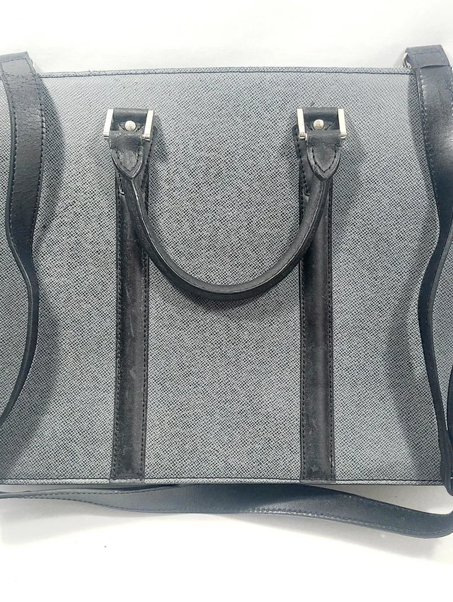 Valentino Garavani Louis Vuitton Leather Laptop Bag in black|gray Leather from Poshmark