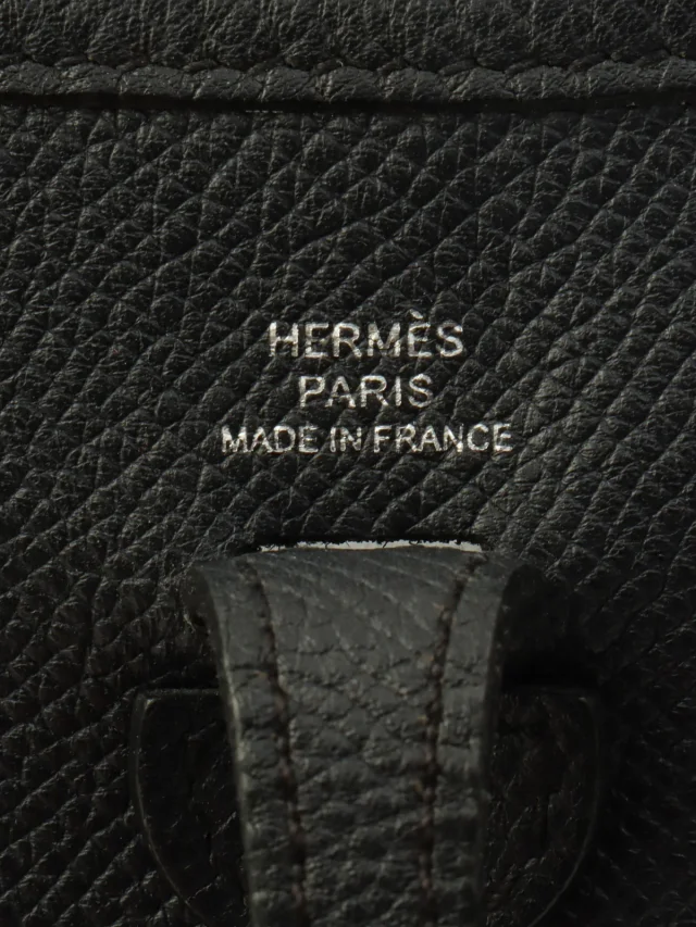 Hermès 2017 made Evelyn TPM Black from VINTAGE QOO TOKYO, photo 6 of 15