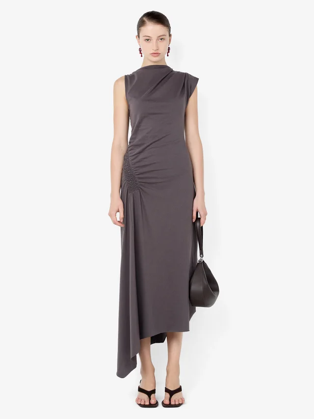 Bec&Bridge EMA ASYM DRESS - WASHED CHOC from BEC + BRIDGE, photo 1 of 1
