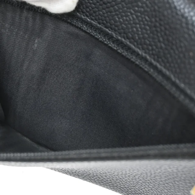 Chanel Timeless Cc French Caviar Black Calfskin Accessory in Black Caviar leather from HEWI, photo 7 of 15