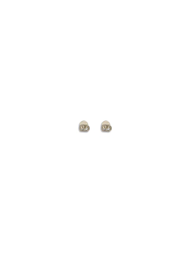 Valentino Garavani Ovalette Earrings — Gold Brass in Gold from HEWI