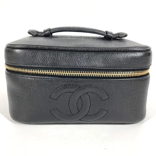 Chanel Handbag CC Logo in Caviar leather from The Reluxe