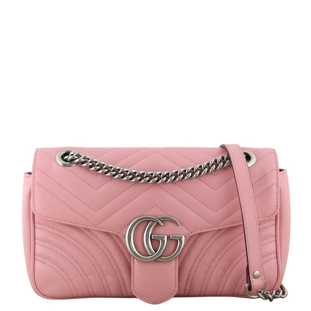 Gucci GG Marmont Matelasse Medium Shoulder Bag in Leather from Luxe.It.Fwd