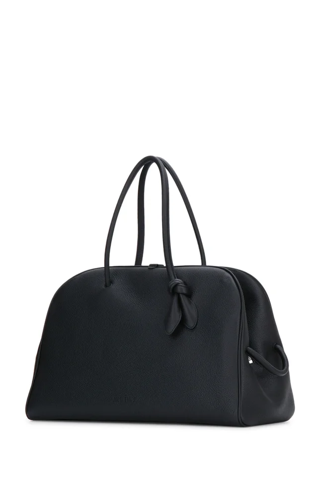 Jacquemus Grand Shoulder Bag — Black Leather in Black Leather from HEWI, photo 2 of 2