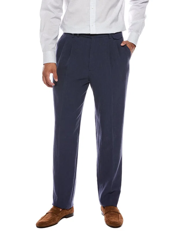 Brunello Cucinelli Linen Trouser, image 1 of 1 from Gilt