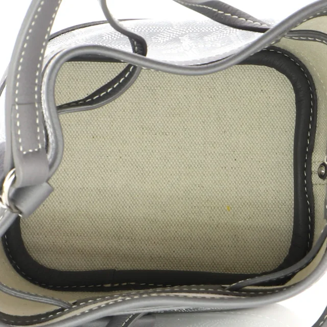 Goyard Petit Flot Bucket Bag Coated Canvas Mini in gray Coated canvas from Rebag, photo 6 of 7