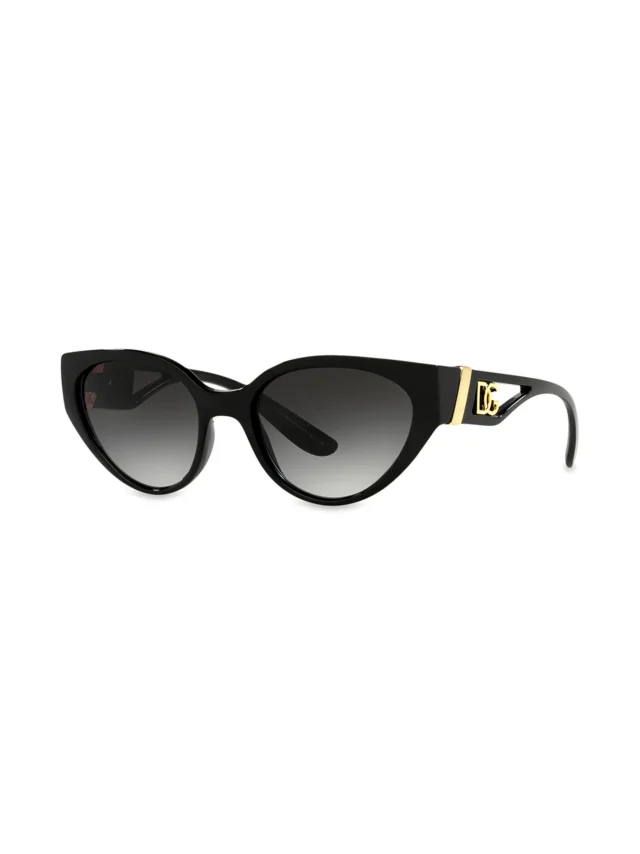 Dolce & Gabbana Eyewear DG monogram oval-frame sunglasses, photo 2 of 2 from FARFETCH
