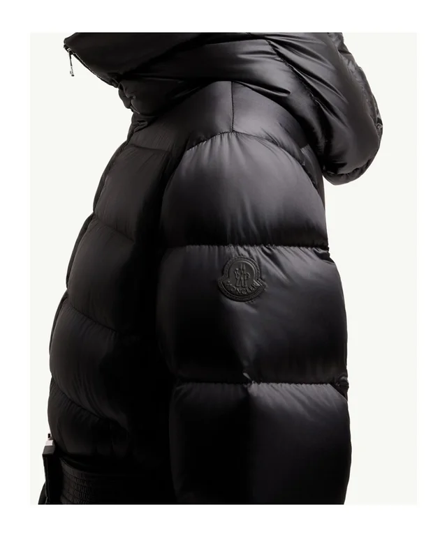 Moncler Cupidones Shearling-Trimmed Short Down Jacket, photo 7 of 8 from SENSER