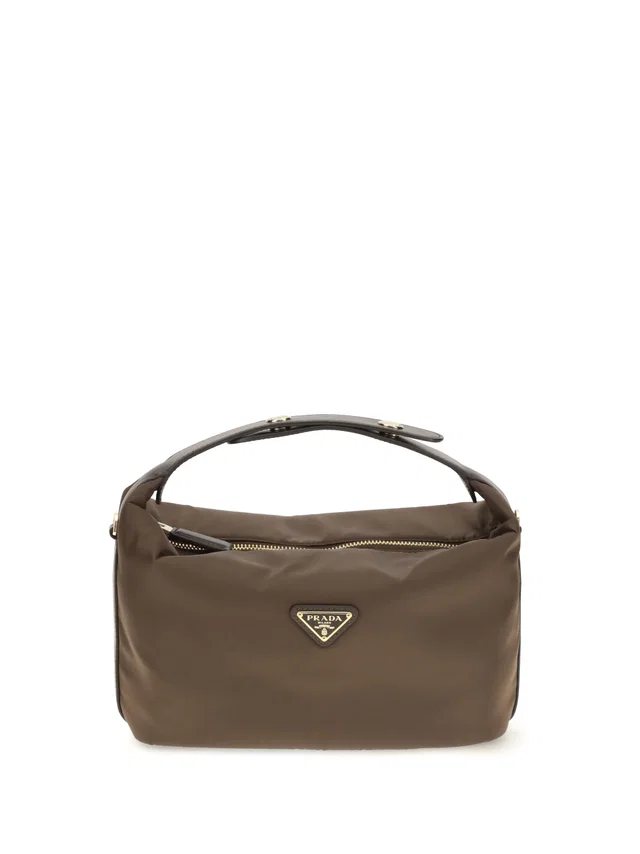 Prada Chérie Shoulder Bag — Brown Recycled Polyamide in Brown from HEWI