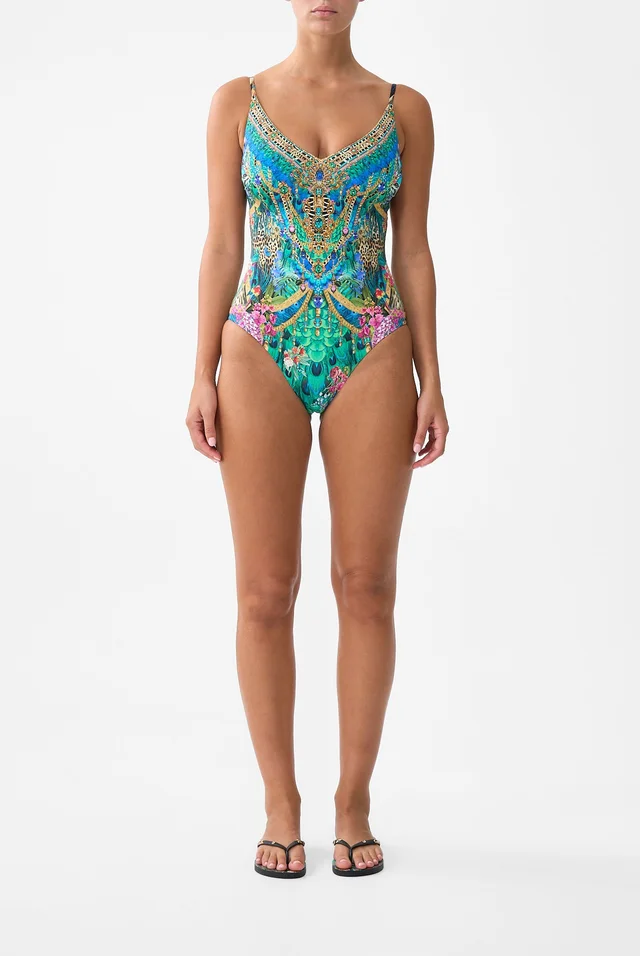 Camilla eBoutique V NECK UNDERWIRE ONE PIECE WITH BACK CLOSURE ANIMAL ALCHEMY from CAMILLA, photo 1 of 1
