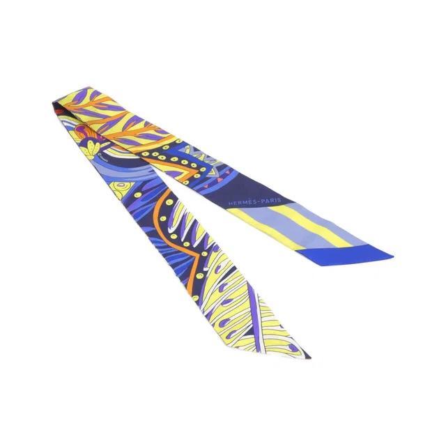 Hermès le Jardin de la Maharani Twilly Scarf in Silk from The Reluxe