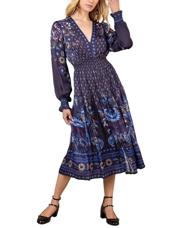Hale Bob Long Sleeve Raquel Midi Dress, image 1 of 1 from Rue La La