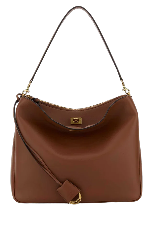 Balenciaga Calf Leather Shoulder Bag — Brown in Brown Calfskin from HEWI
