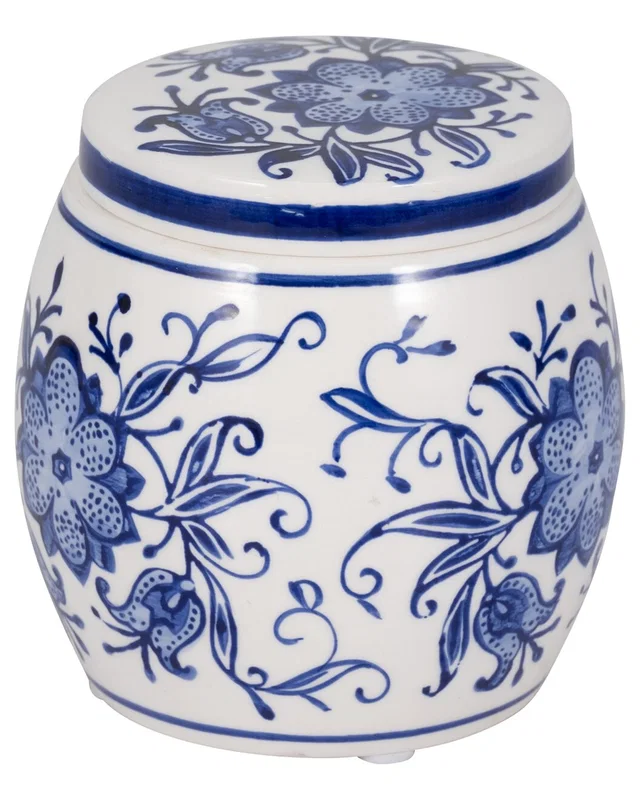 Sagebrook Home 8oz Lavender Verbena Chinoiserie Candle, image 1 of 1 from Rue La La