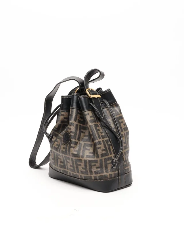 Fendi Zucca Shoulder Bag in Coated canvas from A Retro Tale, photo 2 of 11