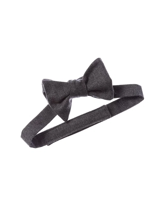 Brunello Cucinelli Wool, Silk & Cashmere-Blend Bow Tie, image 1 of 1 from Gilt