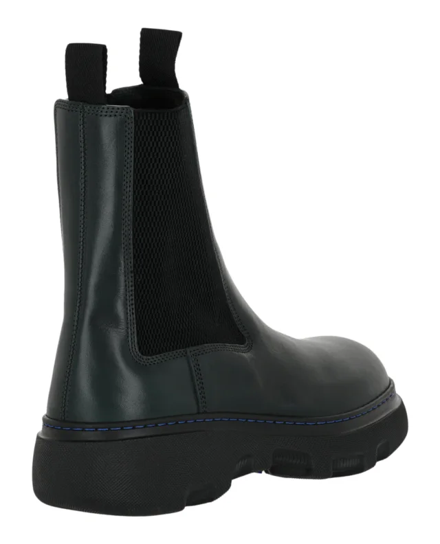 Burberry Creeper Chelsea Boots in multi, photo 3 of 6 from ShopSimon