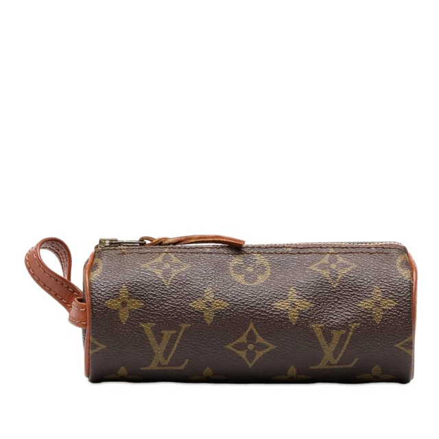 Brown Louis Vuitton Monogram Etui Golf Ball Case in Brown Coated canvas from Designer Revival