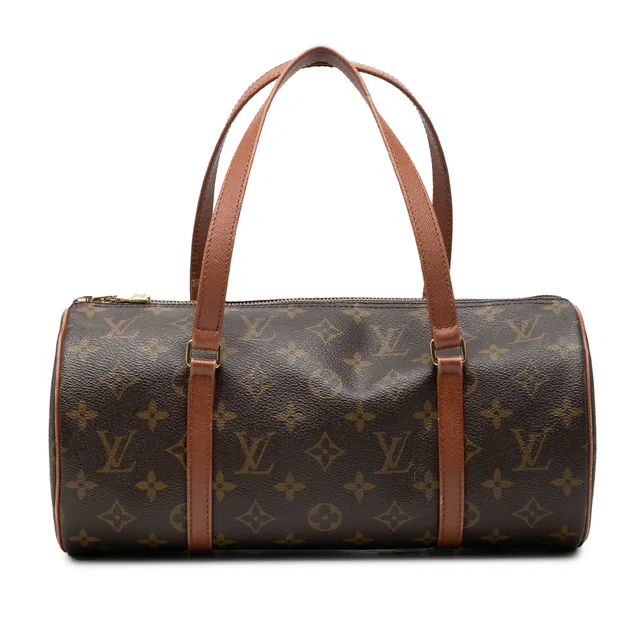 Brown Louis Vuitton Monogram Papillon 30 Handbag in Brown Coated canvas from Designer Revival