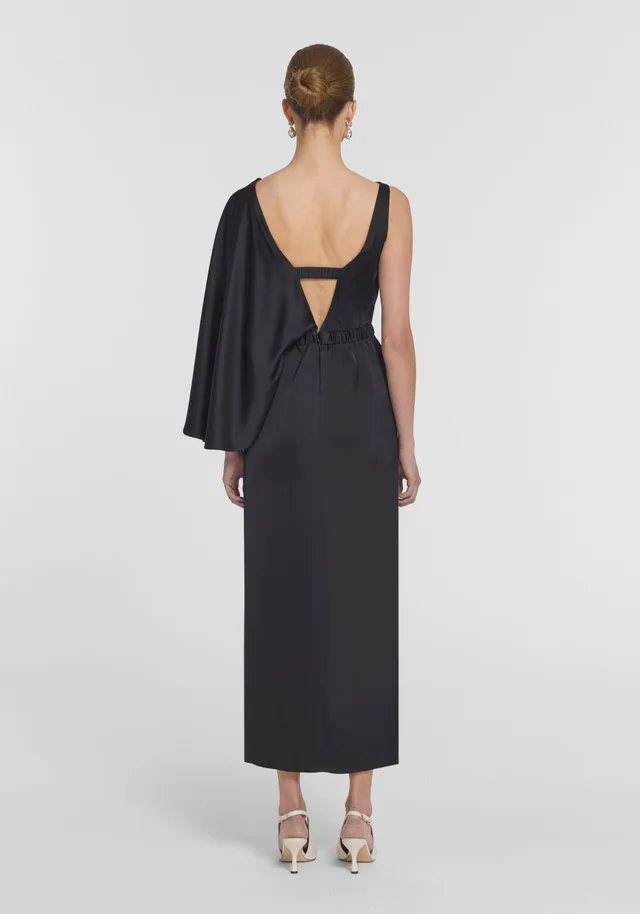 VIKTORIA & WOODS Memorabilia Dress in Black from Viktoria & Woods, photo 1 of 1
