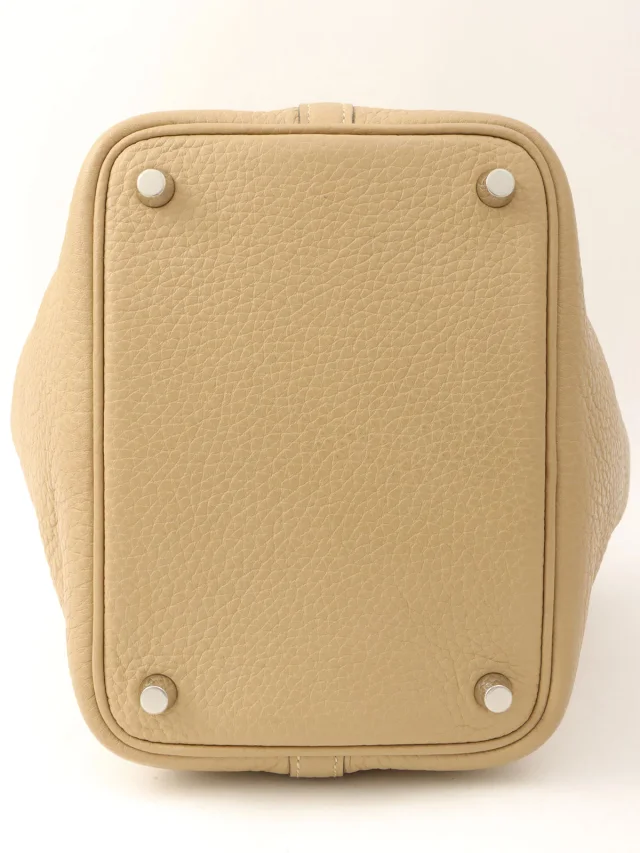 Hermès 2021 Picotin Lock PM Trench in Clemence leather from VINTAGE QOO TOKYO, photo 11 of 13