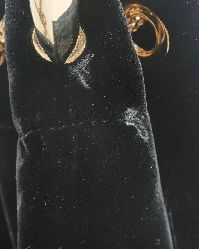 Jimmy Choo Velvet Bon Bag in Velvet from A Retro Tale, photo 6 of 10