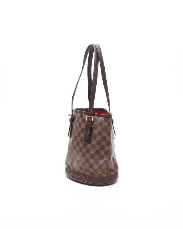 Louis Vuitton Damier Ebene Marais Bucket Bag in Brown from A Retro Tale, photo 2 of 9