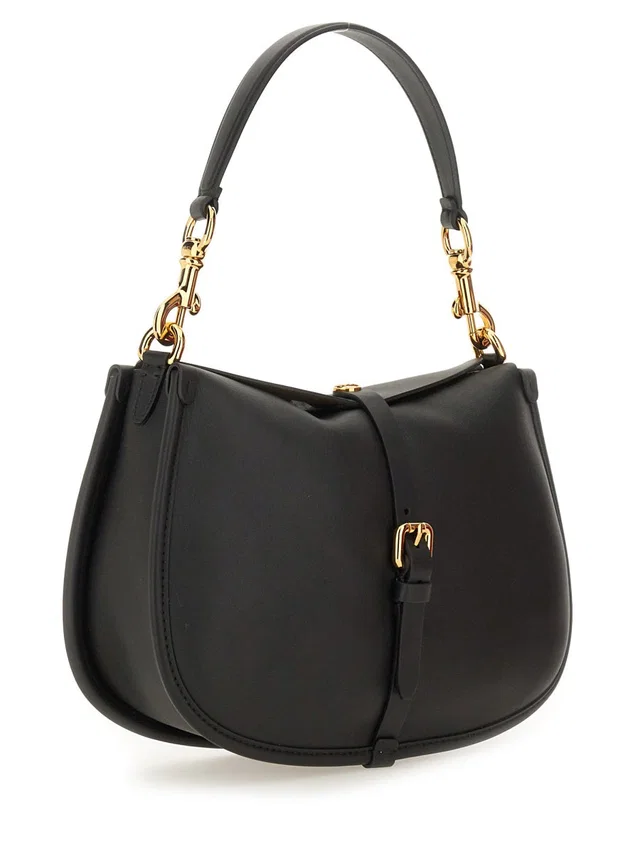 Etro Pony Shoulder Bag — Black Leather in Black Leather from HEWI