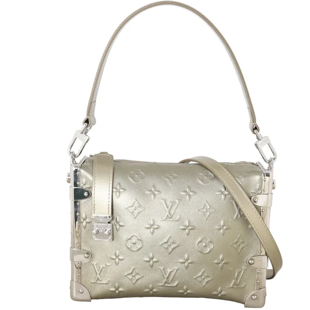 Louis Vuitton Side Trunk MM Monogram Debossed Calfskin in Calfskin from Luxe.It.Fwd