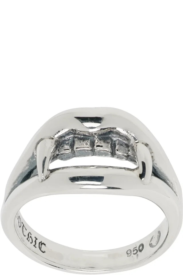 YOHJI YAMAMOTO Vampire Fang Pinkie Ring from SSENSE, photo 1 of 1