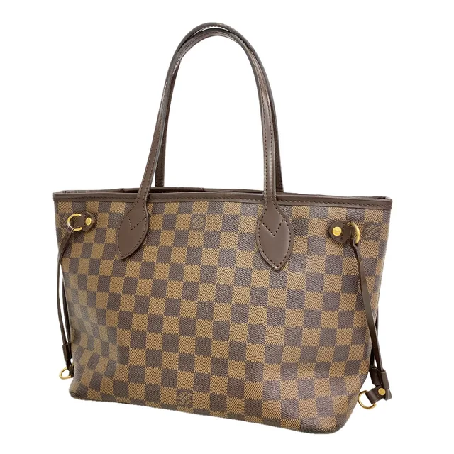 Louis Vuitton Tote Damier Neverfull PM Ebene in Brown from The Reluxe