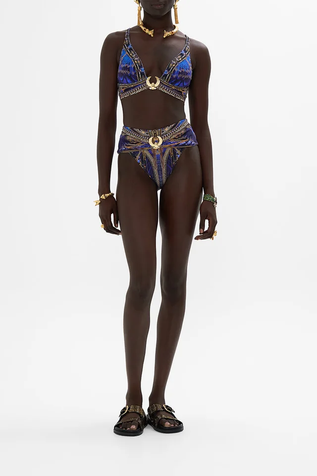 Camilla eBoutique HIGH WAIST PANT WITH TRIM OTHER SIDE OF THE OASIS from CAMILLA, photo 1 of 1
