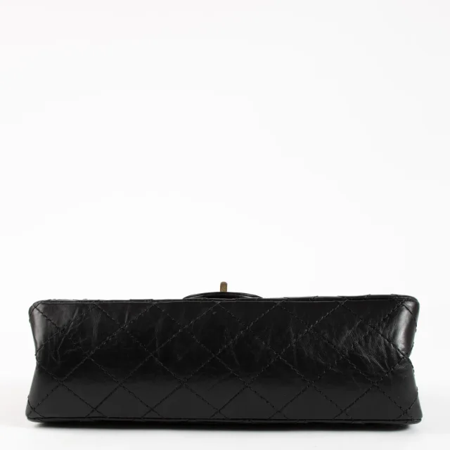 Chanel Aged Calfskin Medium Reissue 2.55 Bag in Black Calfskin from Labellov, photo 5 of 9