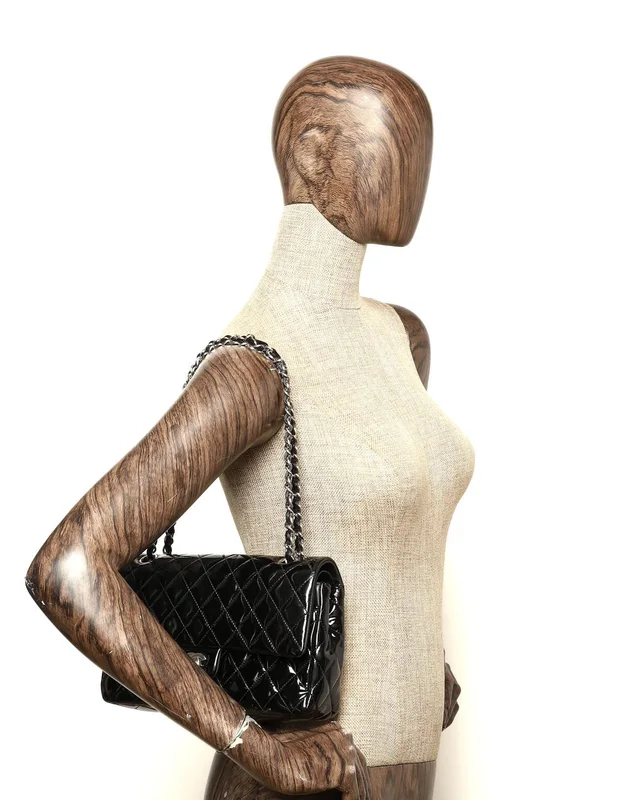 Chanel Classic Medium Patent Double Flap Bag in Patent leather from A Retro Tale, photo 8 of 8