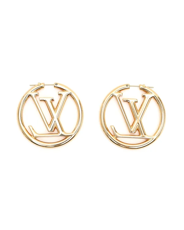 Louis Vuitton Louise Hoop GM Earrings from A Retro Tale, photo 2 of 3