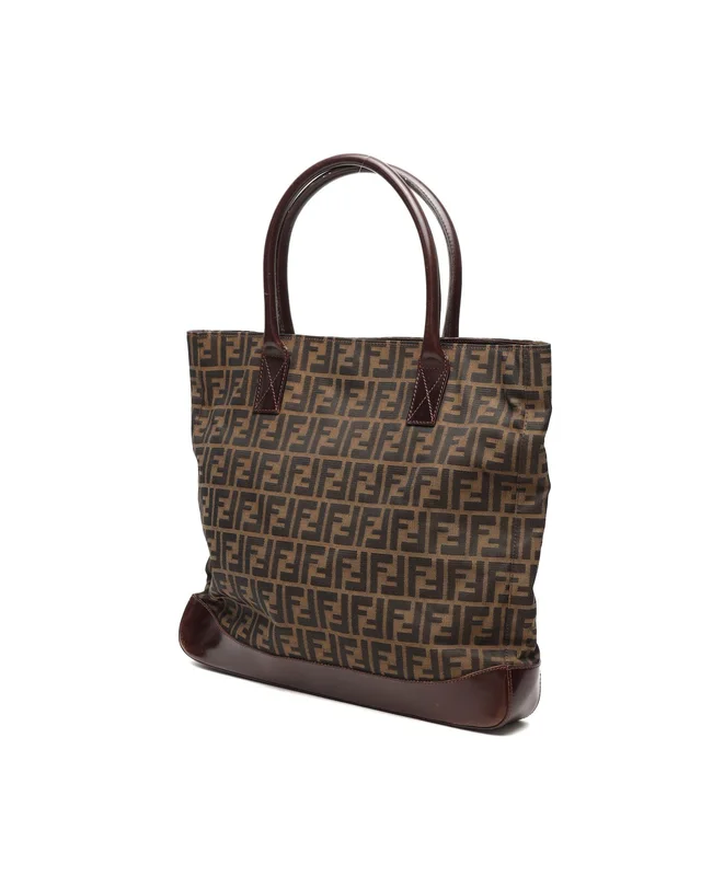 Fendi Zucca Tote Bag in Canvas from A Retro Tale, photo 3 of 11