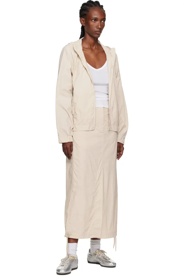 Holzweiler Beige Lt Track Jacket, photo 4 of 4 from SSENSE